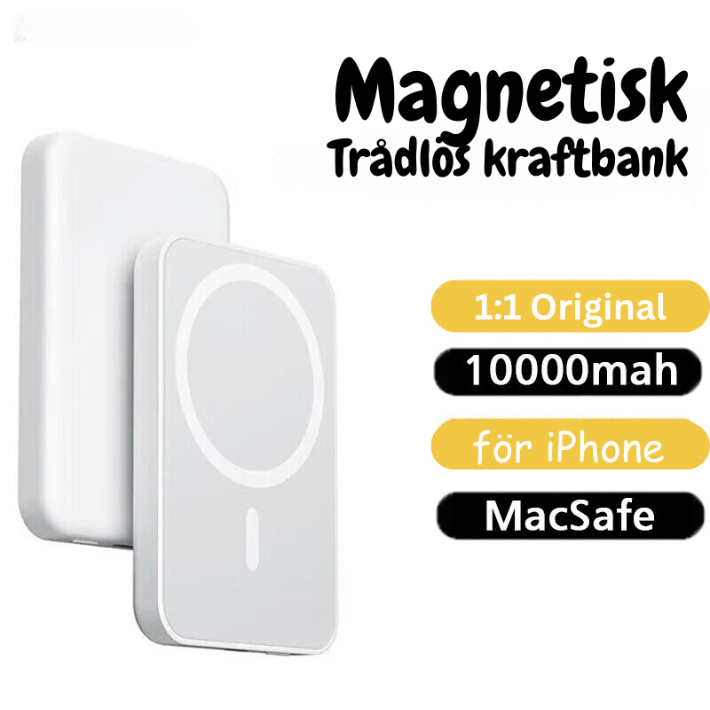 PowerPulse magnetisk powerbank | bärbar trådlös telefonladdare-Eva Jonsson