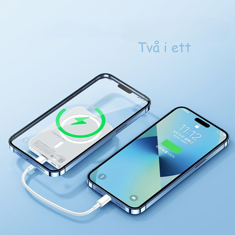 PowerPulse magnetisk powerbank | bärbar trådlös telefonladdare-Eva Jonsson