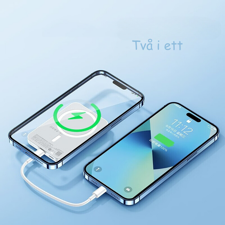 PowerPulse magnetisk powerbank | bärbar trådlös telefonladdare-Eva Jonsson