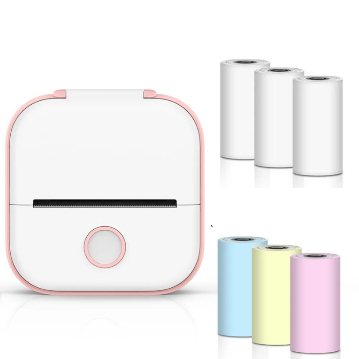 PrintMate trådlös skrivare | Bärbar mini-bluetooth-skrivare för hemmet-Eva Jonsson