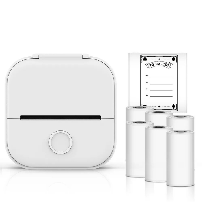 PrintMate trådlös skrivare | Bärbar mini-bluetooth-skrivare för hemmet-Eva Jonsson