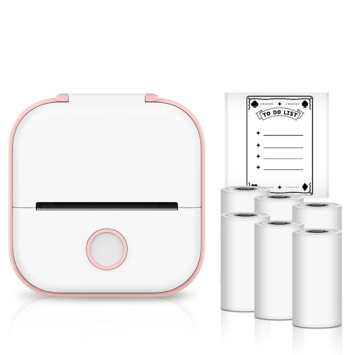 PrintMate trådlös skrivare | Bärbar mini-bluetooth-skrivare för hemmet-Eva Jonsson