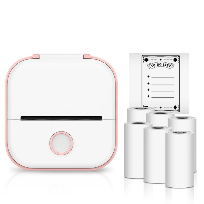PrintMate trådlös skrivare | Bärbar mini-bluetooth-skrivare för hemmet-Eva Jonsson
