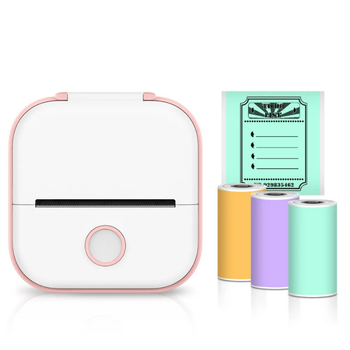 PrintMate trådlös skrivare | Bärbar mini-bluetooth-skrivare för hemmet-Eva Jonsson