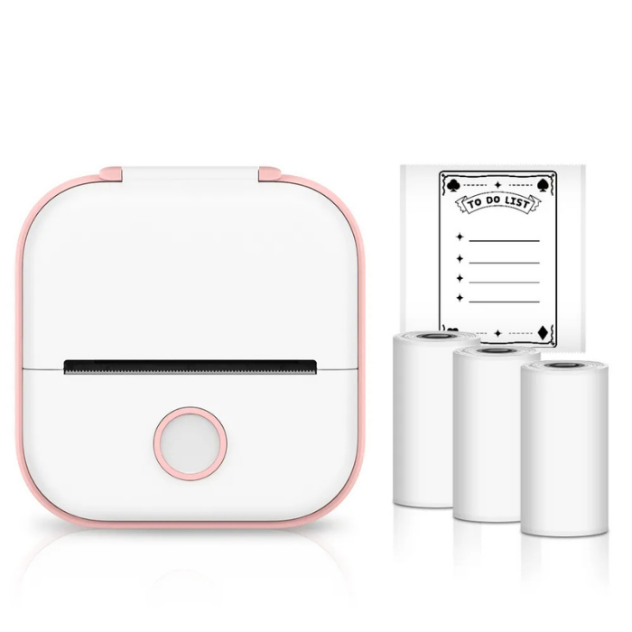 PrintMate trådlös skrivare | Bärbar mini-bluetooth-skrivare för hemmet-Eva Jonsson