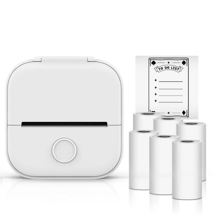 PrintMate trådlös skrivare | Bärbar mini-bluetooth-skrivare för hemmet-Eva Jonsson