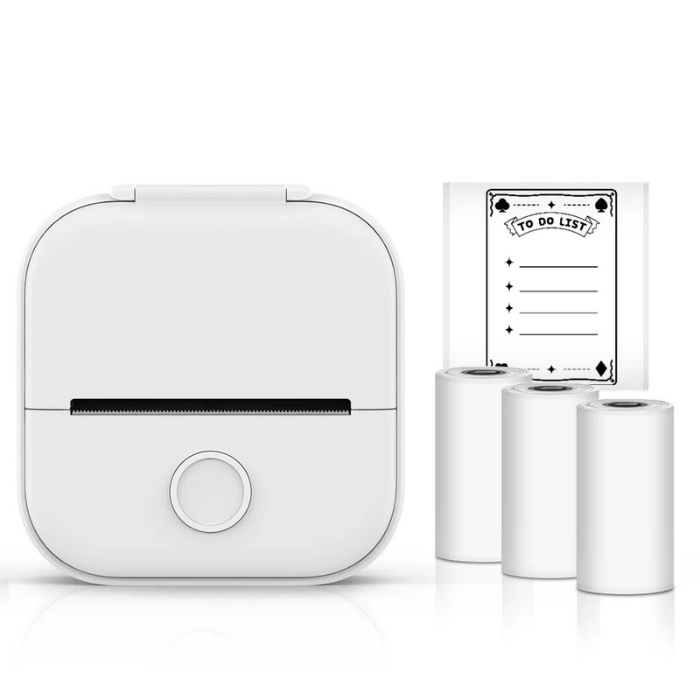 PrintMate trådlös skrivare | Bärbar mini-bluetooth-skrivare för hemmet-Eva Jonsson