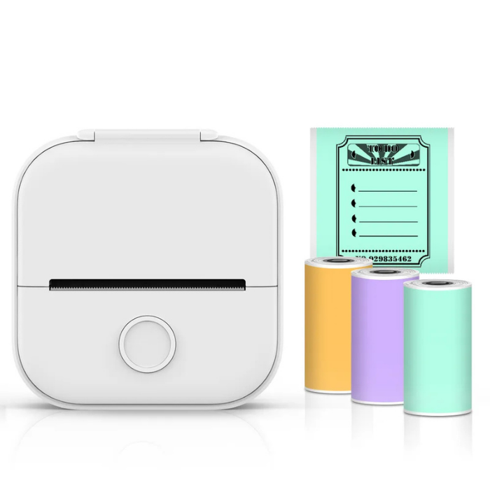 PrintMate trådlös skrivare | Bärbar mini-bluetooth-skrivare för hemmet-Eva Jonsson