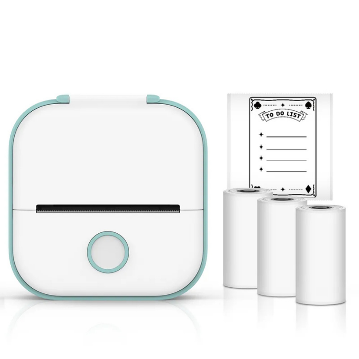 PrintMate trådlös skrivare | Bärbar mini-bluetooth-skrivare för hemmet-Eva Jonsson