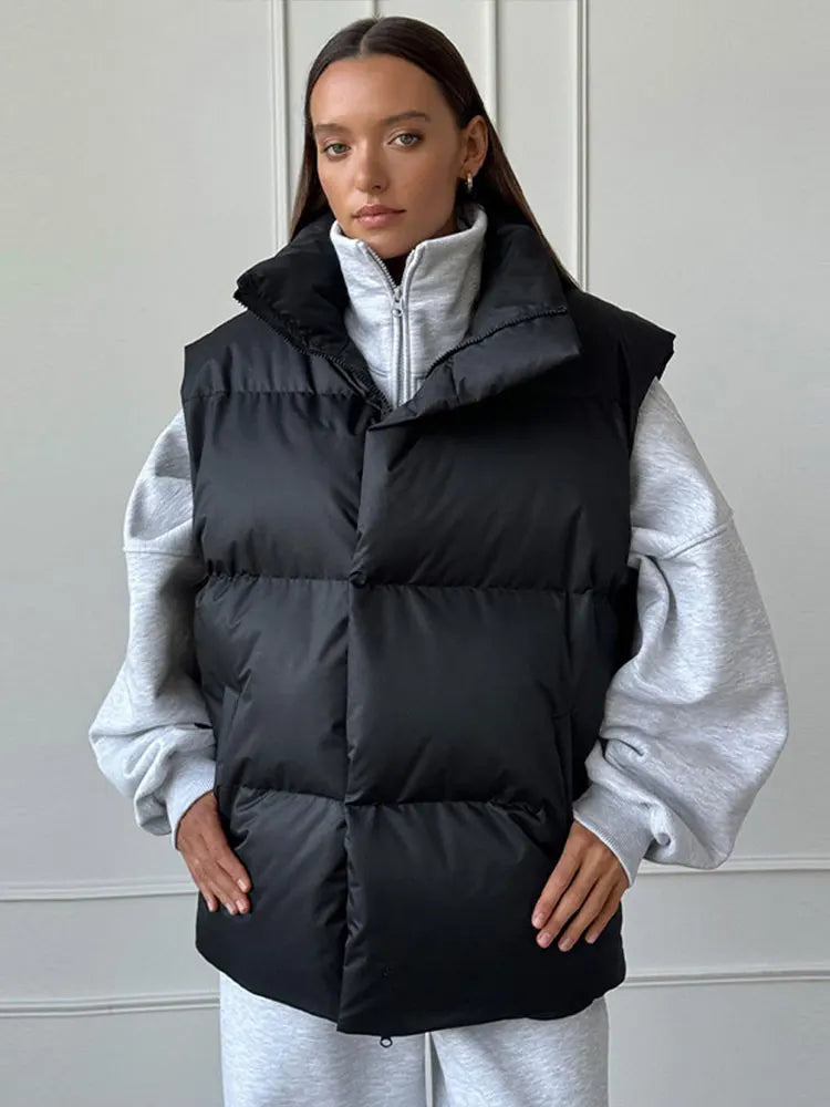 Puffer Coat | Varm | Huva | Dunjacka | Vinterjacka för kvinnor-Eva Jonsson