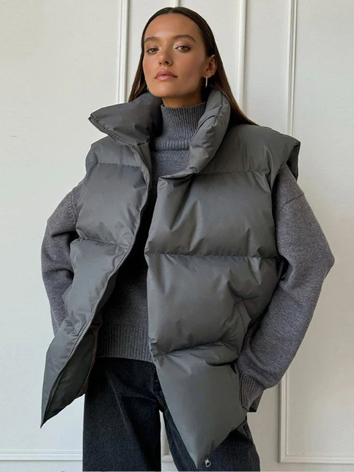 Puffer Coat | Varm | Huva | Dunjacka | Vinterjacka för kvinnor-Eva Jonsson