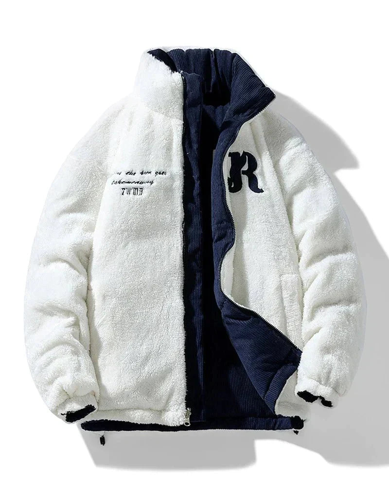 Pufferjacka - Tvåjacka - Zip-Up - Fleecefodrad jacka - Vinterjacka för herr-Eva Jonsson