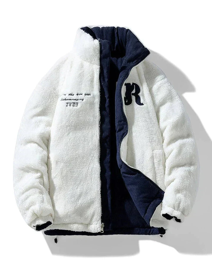 Pufferjacka - Tvåjacka - Zip-Up - Fleecefodrad jacka - Vinterjacka för herr-Eva Jonsson