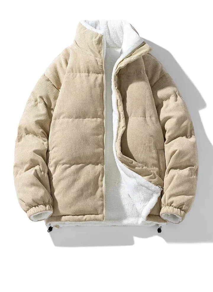 Pufferjacka - Tvåjacka - Zip-Up - Fleecefodrad jacka - Vinterjacka för herr-Eva Jonsson