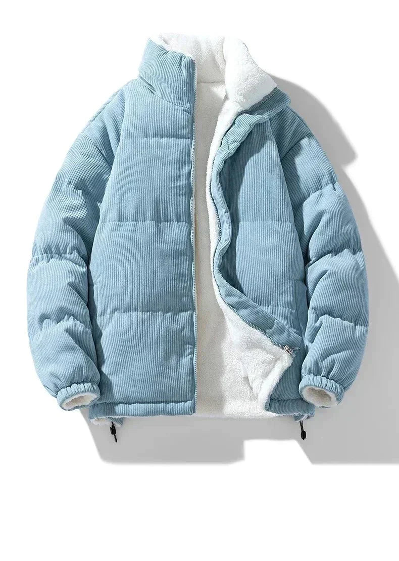 Pufferjacka - Tvåjacka - Zip-Up - Fleecefodrad jacka - Vinterjacka för herr-Eva Jonsson
