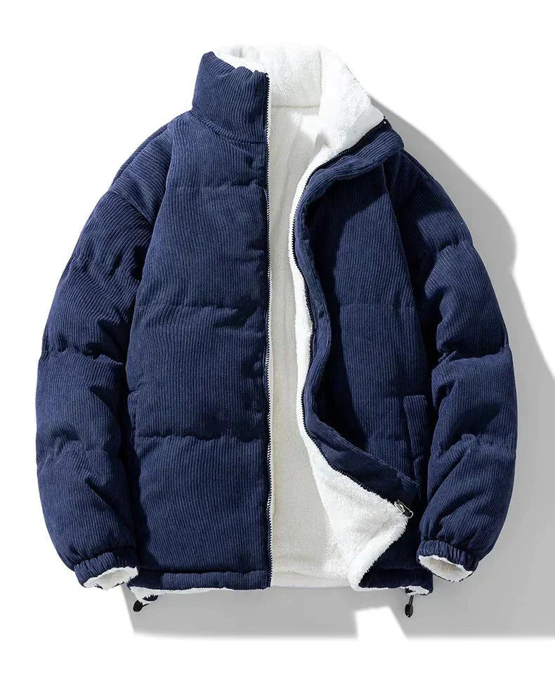 Pufferjacka - Tvåjacka - Zip-Up - Fleecefodrad jacka - Vinterjacka för herr-Eva Jonsson