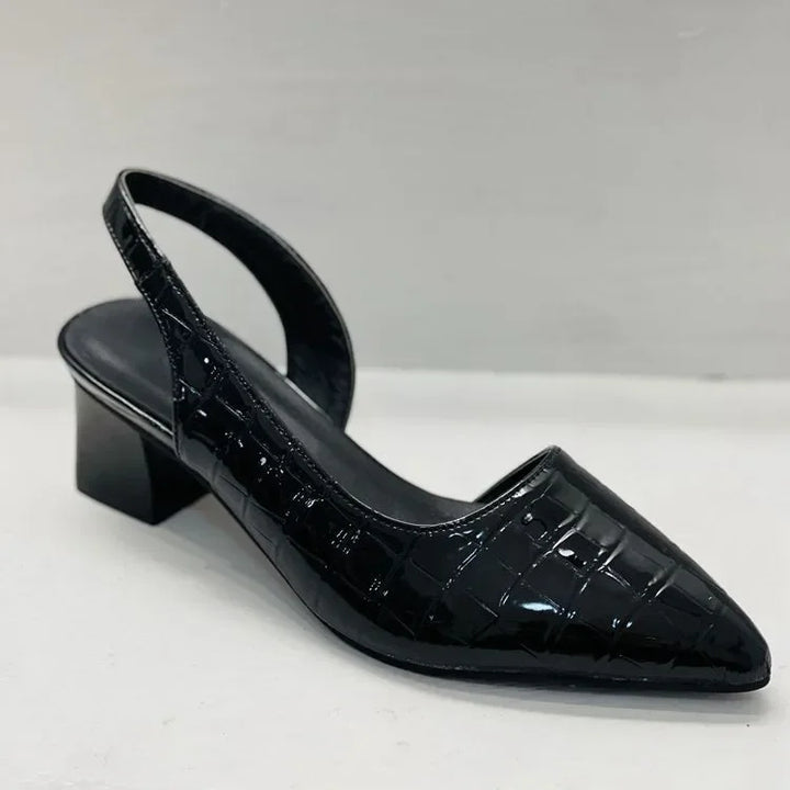 Pumps med Brun Färg & Klassisk Design Mirla-Eva Jonsson