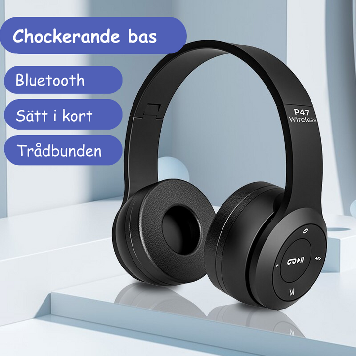 PureSync Bluetooth-hörlurar | hopfällbara trådlösa hörlurar-Eva Jonsson