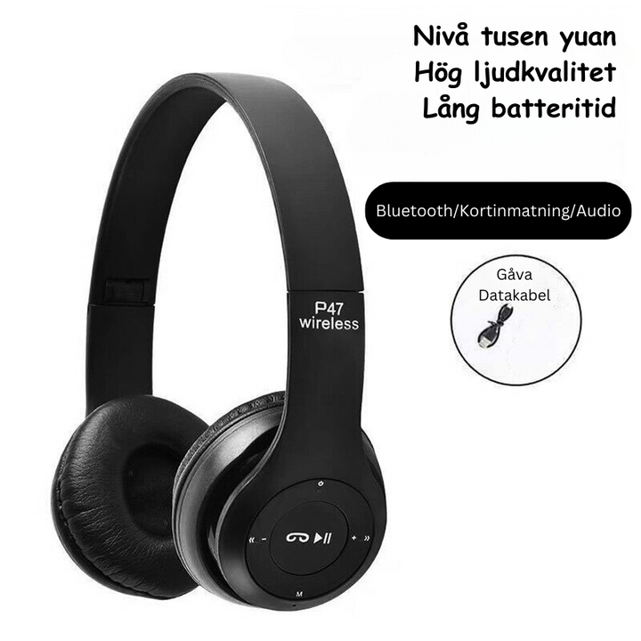 PureSync Bluetooth-hörlurar | hopfällbara trådlösa hörlurar-Eva Jonsson