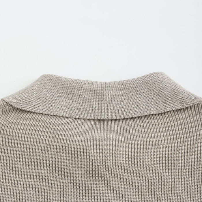 Quarter-Zip tröja | Stickad | Halv-zip pullover | Jumper för män-Eva Jonsson