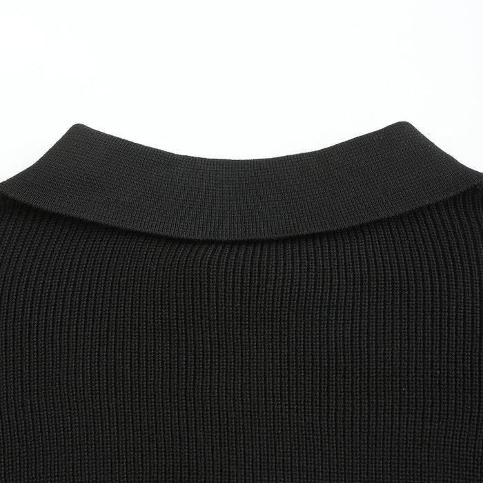 Quarter-Zip tröja | Stickad | Halv-zip pullover | Jumper för män-Eva Jonsson