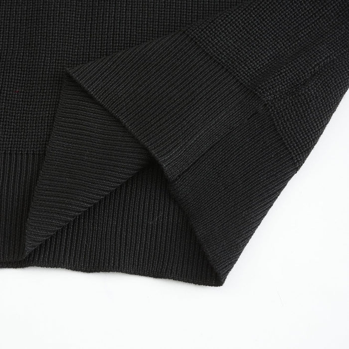 Quarter-Zip tröja | Stickad | Halv-zip pullover | Jumper för män-Eva Jonsson