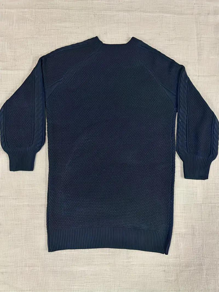 Ramona stickad klänning | Oversized sweaterklänning för höst och vinter-Eva Jonsson