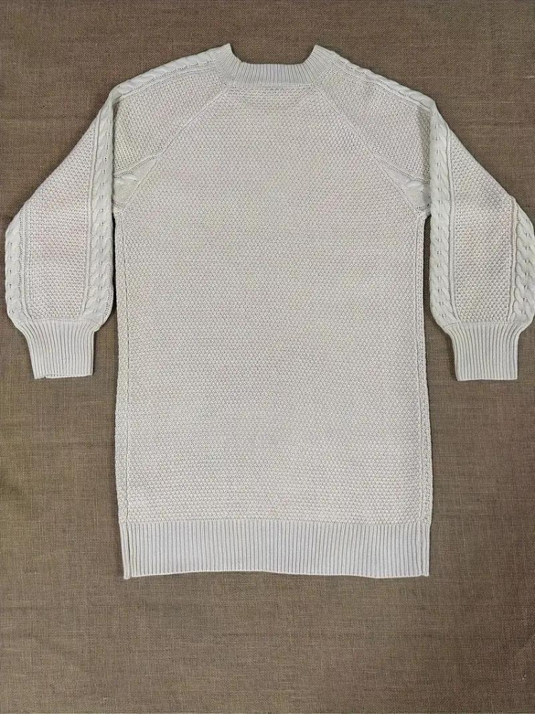 Ramona stickad klänning | Oversized sweaterklänning för höst och vinter-Eva Jonsson