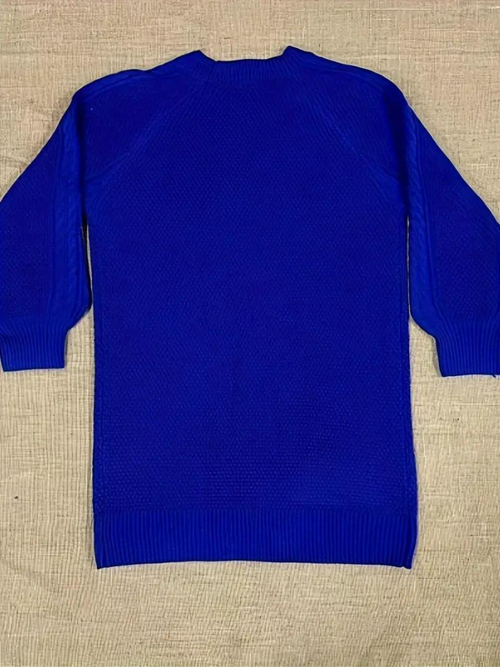 Ramona stickad klänning | Oversized sweaterklänning för höst och vinter-Eva Jonsson