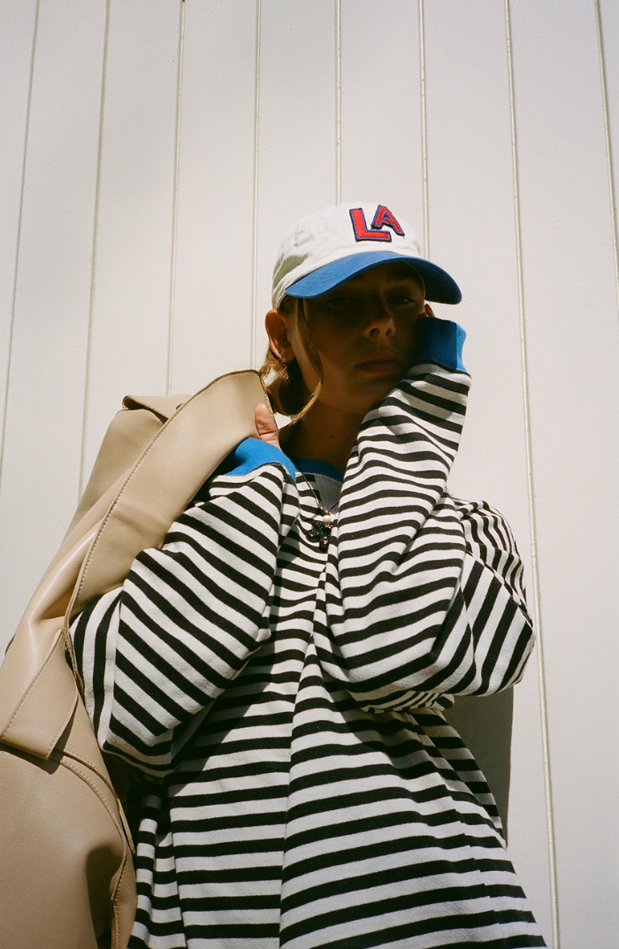 Randig tröja | Långärmad | Pullover | Oversized Sweatshirt | Damkläder-Eva Jonsson