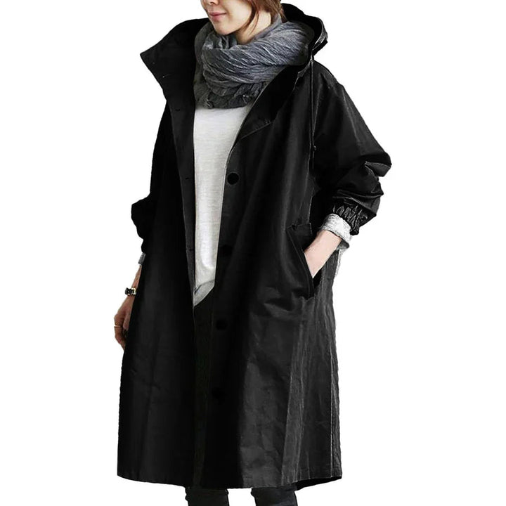 Regnrock | Huva | Oversized | Parkajacka | Regnjacka Dam-Eva Jonsson