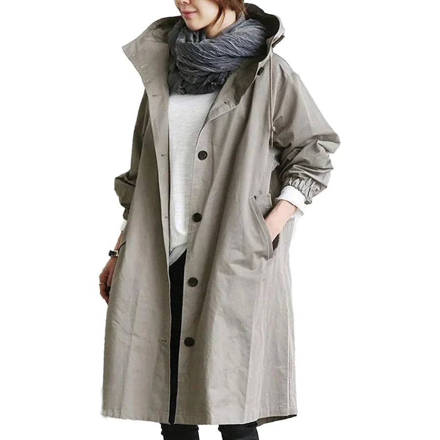 Regnrock | Huva | Oversized | Parkajacka | Regnjacka Dam-Eva Jonsson