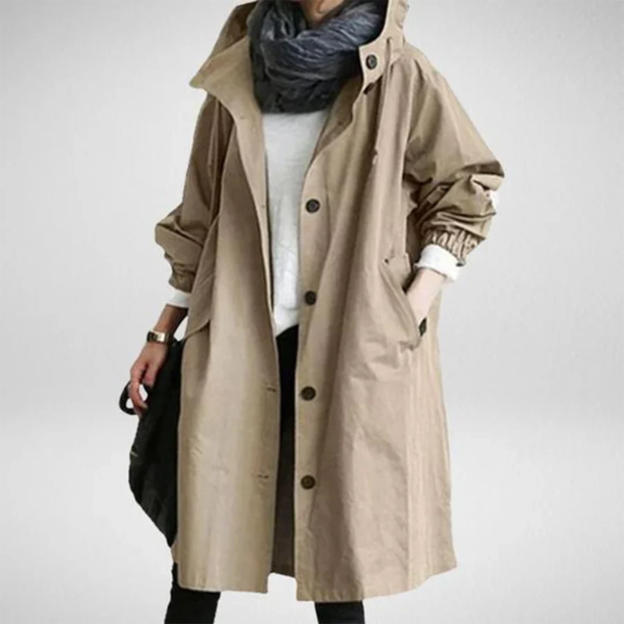 Regnrock | Huva | Oversized | Parkajacka | Regnjacka Dam-Eva Jonsson