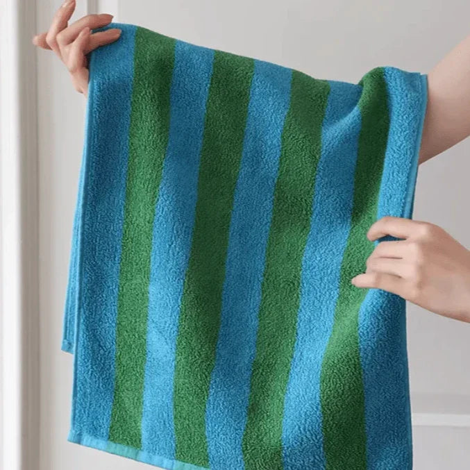Retro Randig Handduk (Chunky)-Eva Jonsson