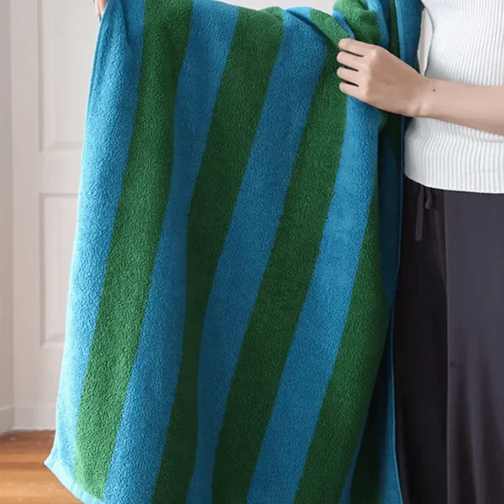 Retro Randig Handduk (Chunky)-Eva Jonsson