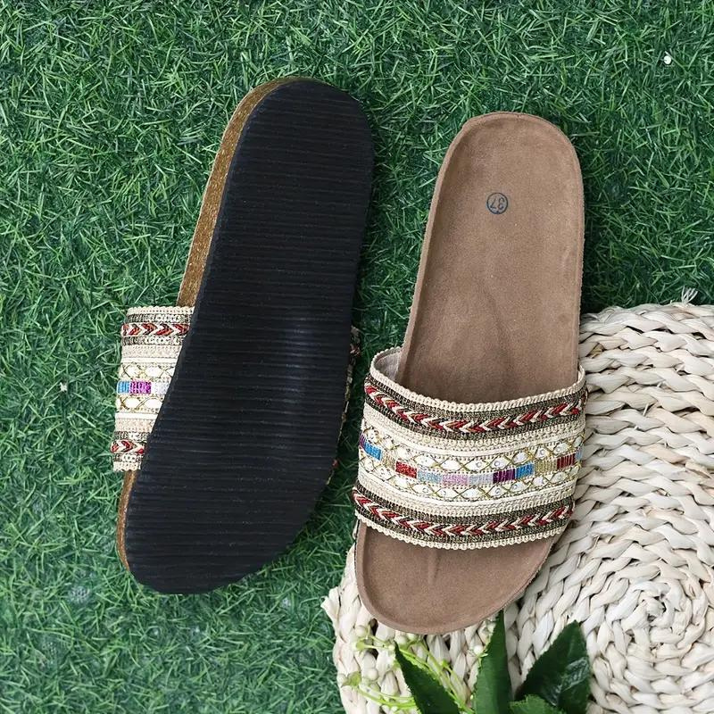 Sandaler - Boho Style - Platta - Slides - Sommarskor-Eva Jonsson