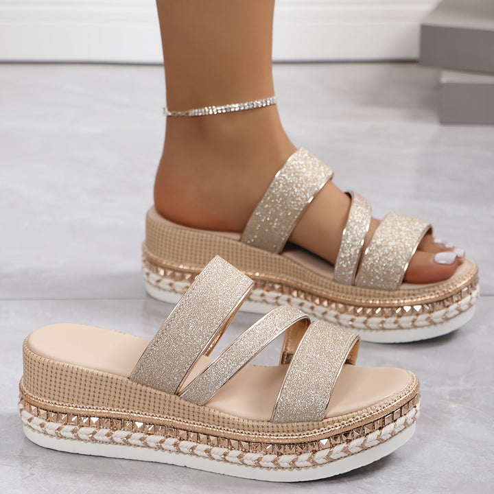 Sandaler Med Plattform - Slip-On - Chic - Skor för sommaren - Sandaler för kvinnor-Eva Jonsson