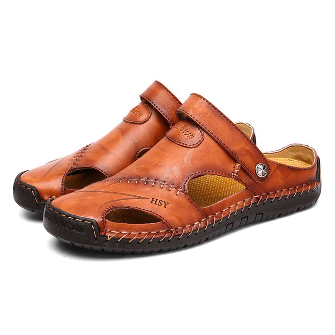 Sandaler - Ortopediska - Läder - Slip On Skor - Herrskor-Eva Jonsson