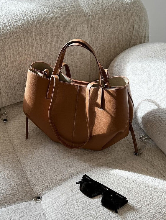 Shopperväska – Stor – Konstläder – Axelväska – Toteväska-Eva Jonsson