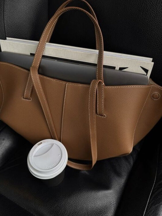 Shopperväska – Stor – Konstläder – Axelväska – Toteväska-Eva Jonsson