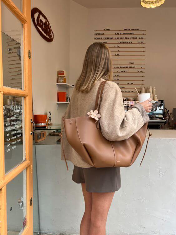 Shopperväska – Stor – Konstläder – Axelväska – Toteväska-Eva Jonsson