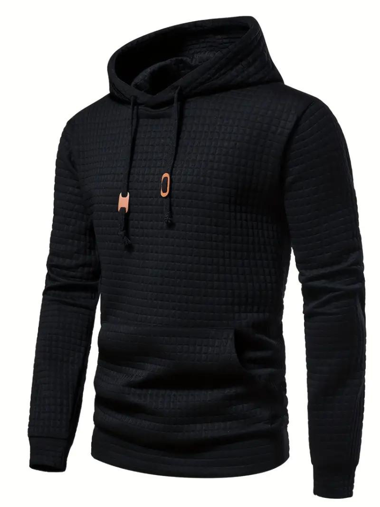 Simeon Hoodie | Varm tröja med huva för män-Eva Jonsson