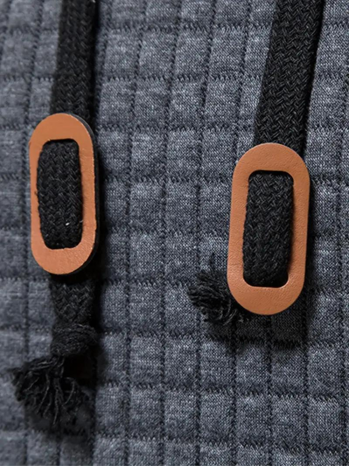 Simeon Hoodie | Varm tröja med huva för män-Eva Jonsson