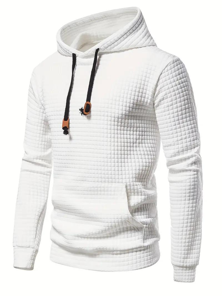 Simeon Hoodie | Varm tröja med huva för män-Eva Jonsson