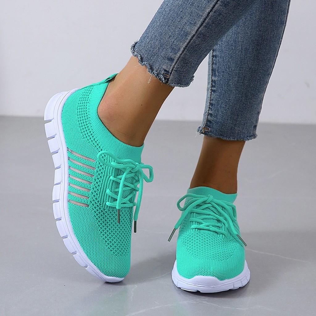 Slip-On Sneakers - Andningsaktiva - Ortopediska - Mesh Sneakers - Träningsskor för kvinnor-Eva Jonsson