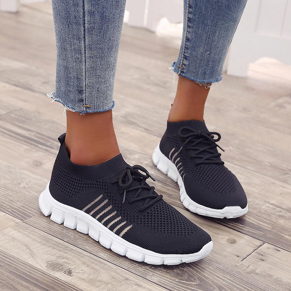 Slip-On Sneakers - Andningsaktiva - Ortopediska - Mesh Sneakers - Träningsskor för kvinnor-Eva Jonsson