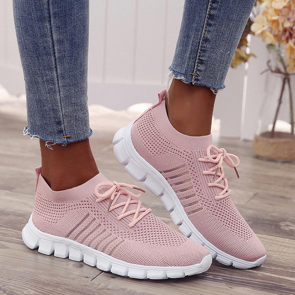 Slip-On Sneakers - Andningsaktiva - Ortopediska - Mesh Sneakers - Träningsskor för kvinnor-Eva Jonsson