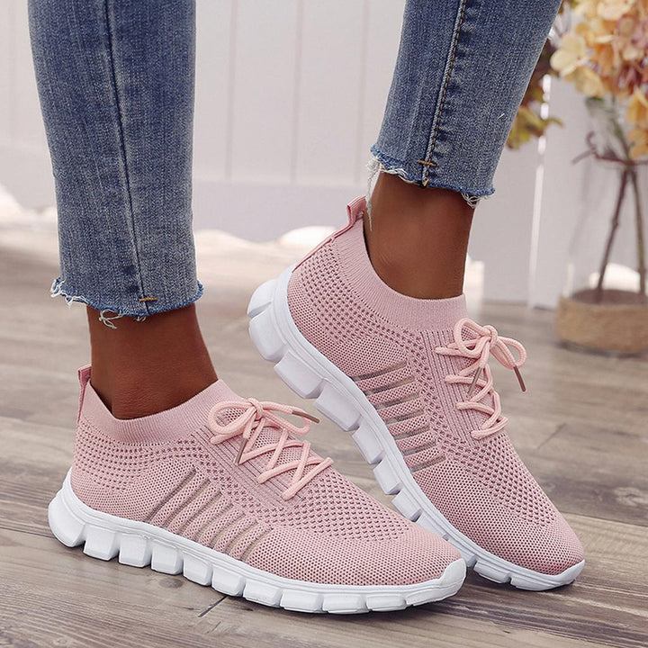 Slip-On Sneakers - Andningsaktiva - Ortopediska - Mesh Sneakers - Träningsskor för kvinnor-Eva Jonsson