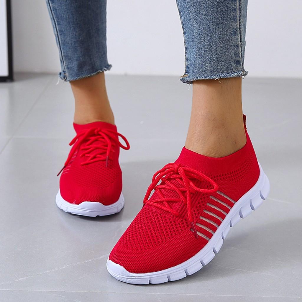 Slip-On Sneakers - Andningsaktiva - Ortopediska - Mesh Sneakers - Träningsskor för kvinnor-Eva Jonsson