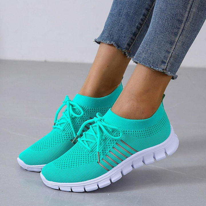 Slip-On Sneakers - Andningsaktiva - Ortopediska - Mesh Sneakers - Träningsskor för kvinnor-Eva Jonsson
